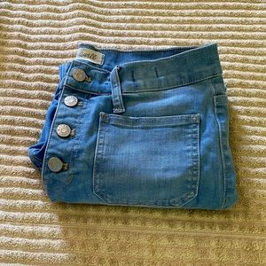 Madewell crop flare jeans